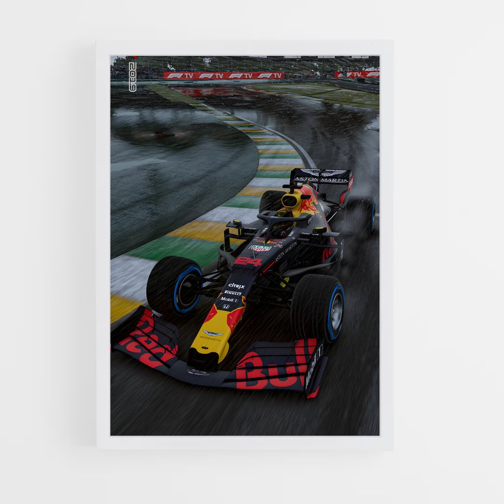 Poster Formula de cars – affiche Voitures de Formule 1 (vue 3)
